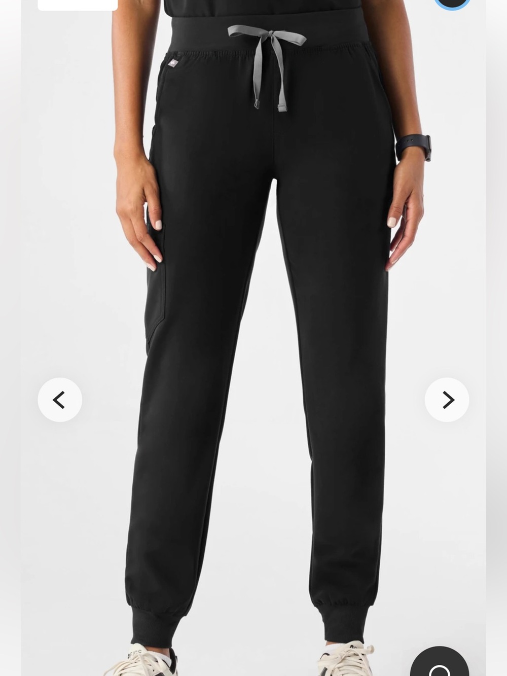 Women’s figs Zamora joggers scrub pants large L black